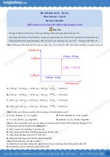 Đề thi học kì 2 Hóa 10 Chân trời sáng tạo - Đề số 6